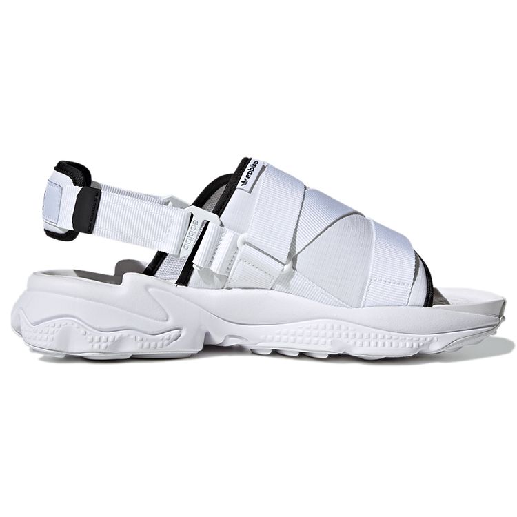 Adidas Originální sandály řady Ozweego, pohodlné, ležérní plážové sandály, unisex sandály, bílé H67276