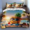 Pineapple tropical vacation Bedding Duvet cover sets Duvet covers Pillowcases gifts (1 * Duvet Cover 2 * Pillowcases, without duvet insert)