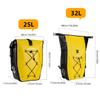 Waterproof Bicycle Pannier Bag 25-32L - Yellow