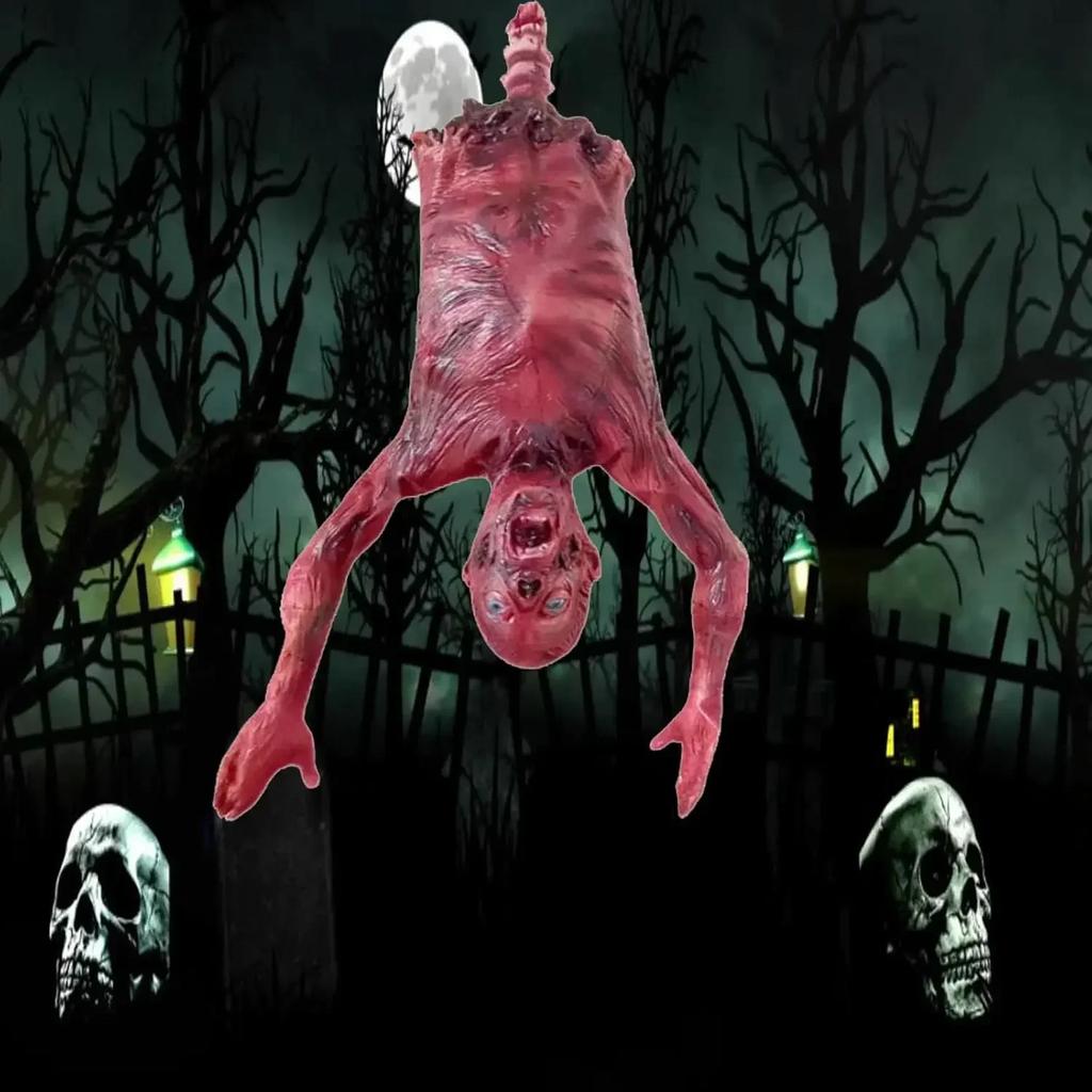 Halloween Haunted House Horror Props Escape Room Decoration Male and Female Dummy Mannequins Rotting Charred Fake Zombie Body