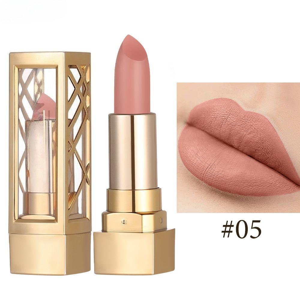 Metallic Lipstick Bright Glossy Velvet Texture Durable Make Your Lips Shiny Waterproof Anti-fouling Glitter Lip Stick Starry Sky