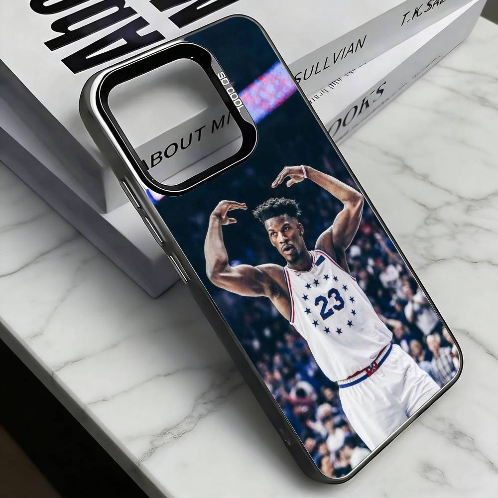 

J-Jimmy Butler Phone Case For iPhone 17,16,15,14,13,12,11 Plus,Pro Max,XS,Colorful Silver Phone case Funda Cover iPhone14Plus