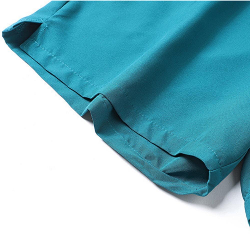 Nuovi Pantaloncini Casual Sportivi Estivi da Uomo Alta Qualità Seta di Ghiaccio Leggeri Asciugatura Rapida Corsa Fitness Larghi Pantaloncini 3/4