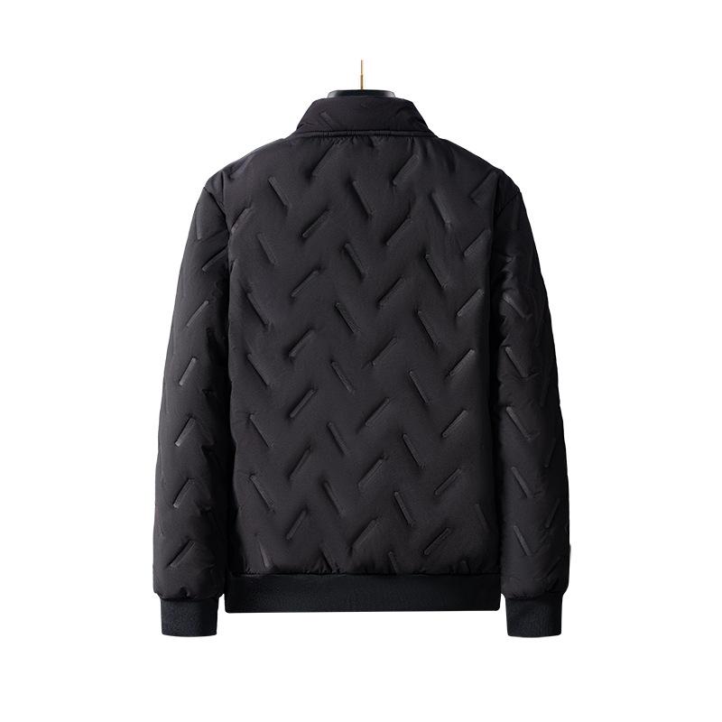 Jacka i lammull med bomullsfyllning Herrjacka Vinter Sammet Förtjockad Bomullsfylld Klädsel Håll Varm Lös Ledig Mångsidig