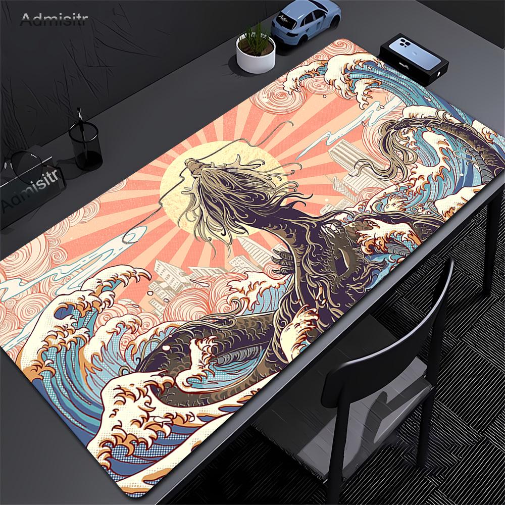 90x40cm Office Large Mousepad XXL Large Dragon Desk Mat Gamer Mouse Pad Computer PC Accessories Table Mats Art illustration Mats