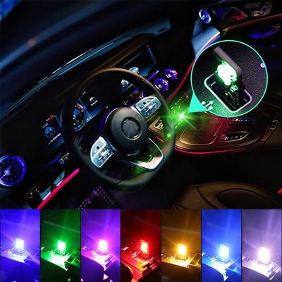 USB Night Decoration 7 Stepless Responds To Automatic Color Change Touch High Brightness No Settings No Construction USB Power Supply In-car Light,