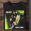 Avril Lavigne Simple Plan Young amp; Dumm Kurzarm Schwarz Alle Größen Hemd BT708 Unisex T-Shirt