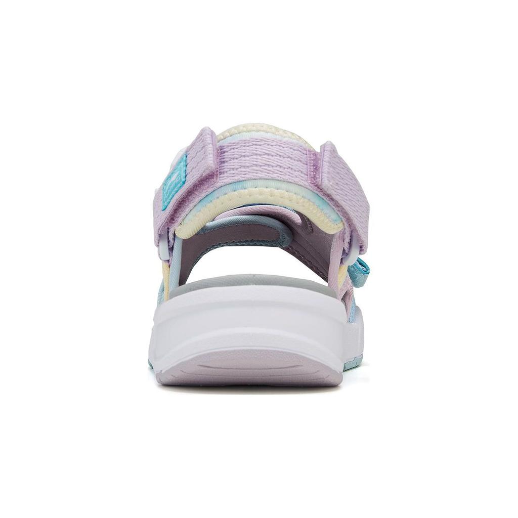 Li Ning Comfortable Non-Slip Durable Childrens Sandals Kids Footwear Blue Yellow Purple YKUT020-2