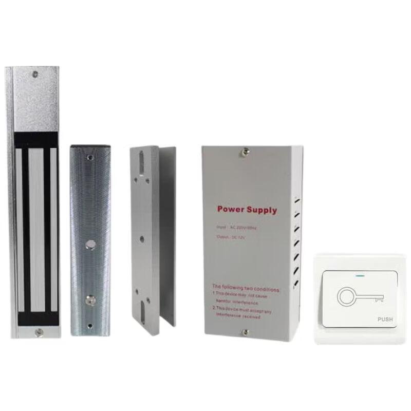 

Zhendi 280kg Magnetic Lock Access Control Kit with U-Bracket CN plug (adapter included)