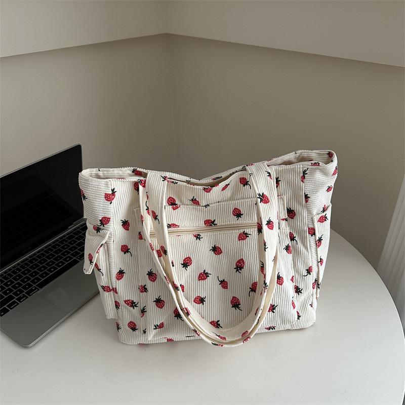 

Chic Artistic Tote Bag In Black Pink And White Perfect For Daily Use And Casual Outfits білий