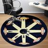 1pc UFO Office Round Area Rug, Under Office Chairs Bedroom Living Room Home Decor, Room Deco, Available in Various Sizes