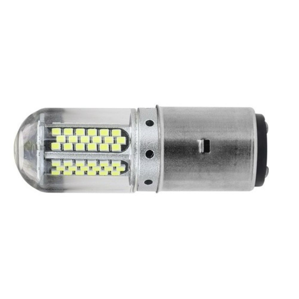 

1pc Motorcycle BA20D Super Bright LED Bulb Hi / Lo Beam Headlight Driving Light