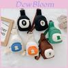 Stilvolle Koreanische Kinder Tasche Modische Jungen Buchstaben Crossbody Brusttasche Design