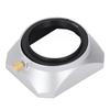 43mm Square Metal Lens Hood Aluminum Alloy ABS Digital Camera Square Lens Hood Shade for 25mm Or Above Focal Length