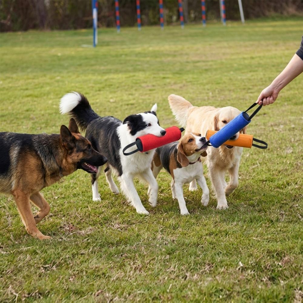 Multi Colors Available Dog Tug of War Toy Seamed Reinforced Dog Training Bite Stick Bite Practice