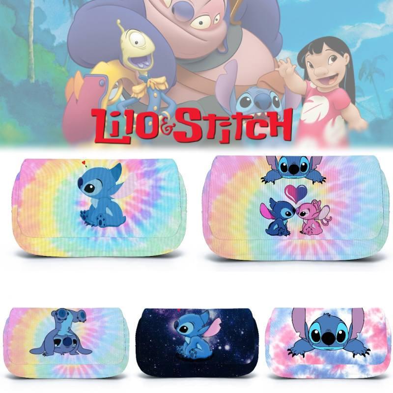 Stitch Character Pencil Case For Students Breathable And Popular 20-35l Capacity