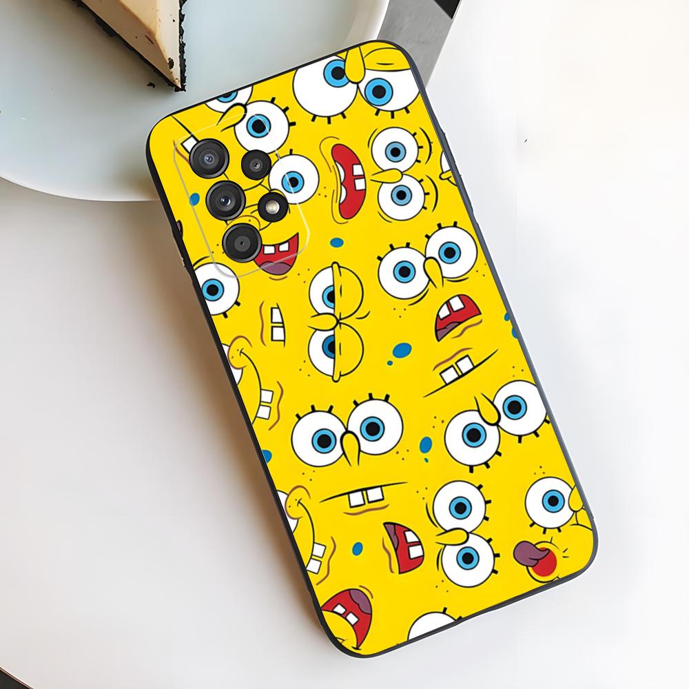 Funny Spongebo Phone Case For Samsung S26 S25 Edge S24 S23 S22 S21 S20 Ultra Plus Fe Galaxy Silicon Cover