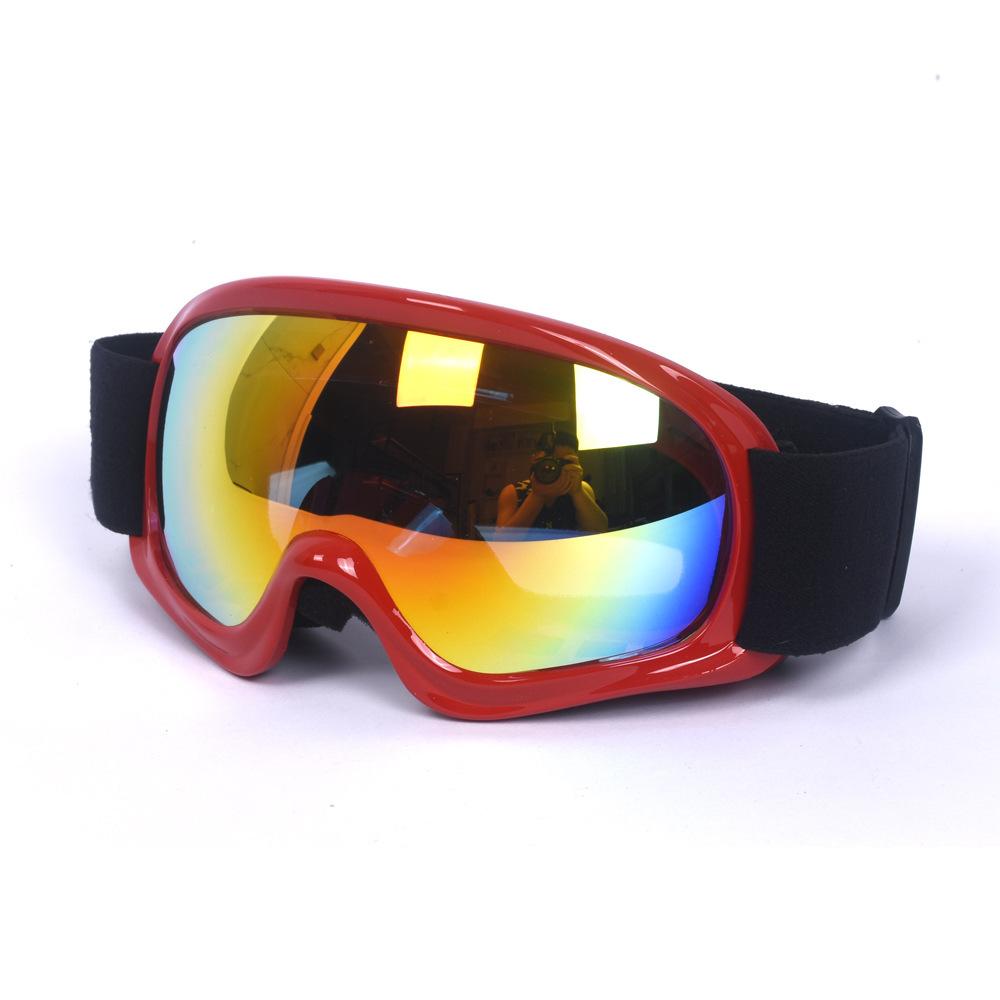 Outdoor Children's High-end Motorcycle Goggles Windproof Sand Electroplated Real Film Cycling Goggles Dust-proof Protective Glasses