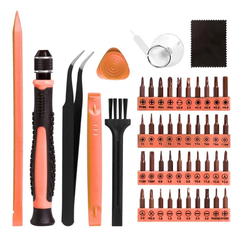 Pack of 49 Practical Miniature Screwdriver Set Hand Tool Screwdriver Set For Comprehensive Device And Appliance Care