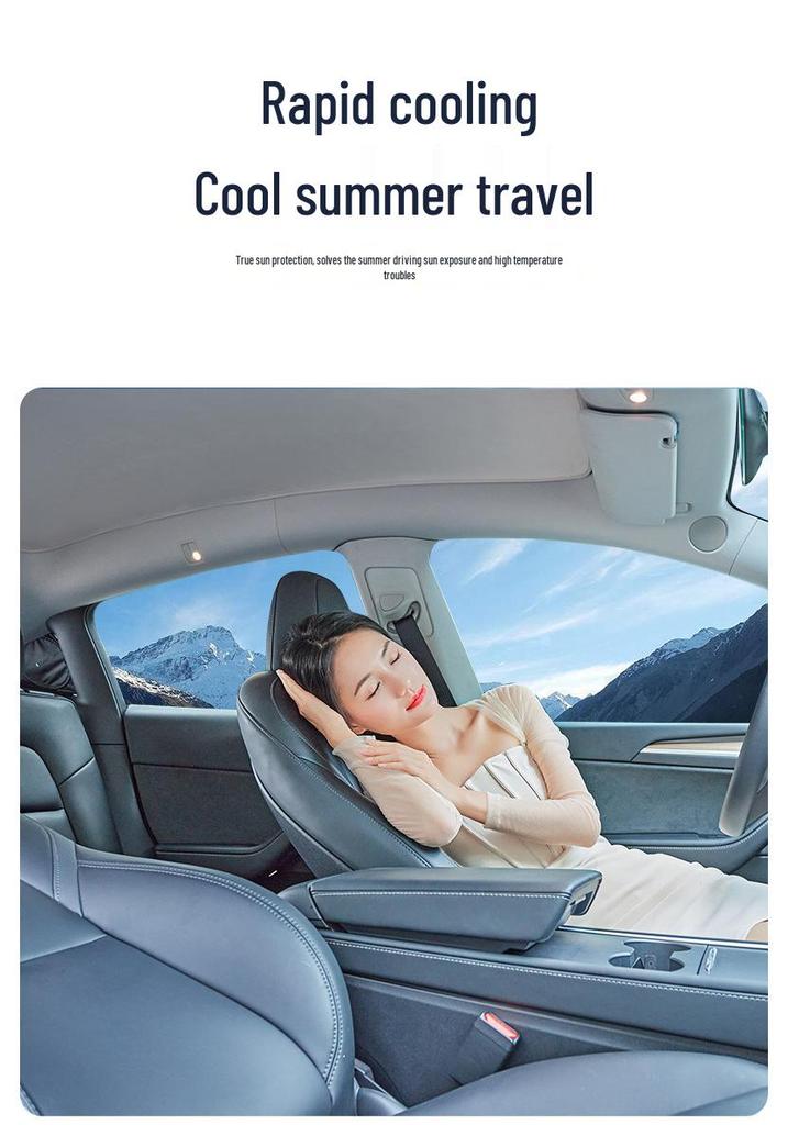Xpeng P7/P7+/P7i Panoramic Sunroof Sunshade Top Cooling Heat Insulation Accessory