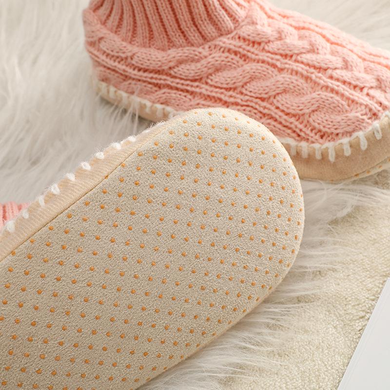 Women's Cotton Velvet Floor Socks Slippers - Soft Sole, Thickened, Maternity-Friendly, Plus Velvet