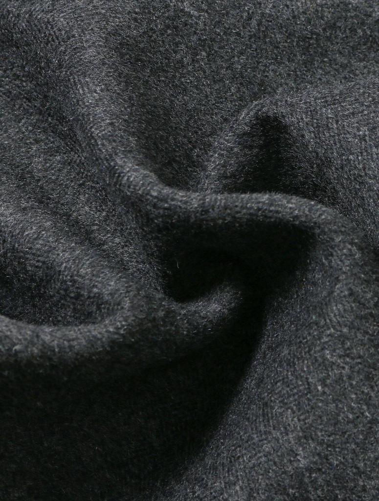 Adhoc Unisex Semi-Over Balmacaan Coat (Ch-Grey) (Hbahc90)