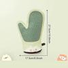 Catoon Animal Printed Oven Gloves Heat Resistant Cooking Gloves Kitchen Oven Soft Cotton Gloves For