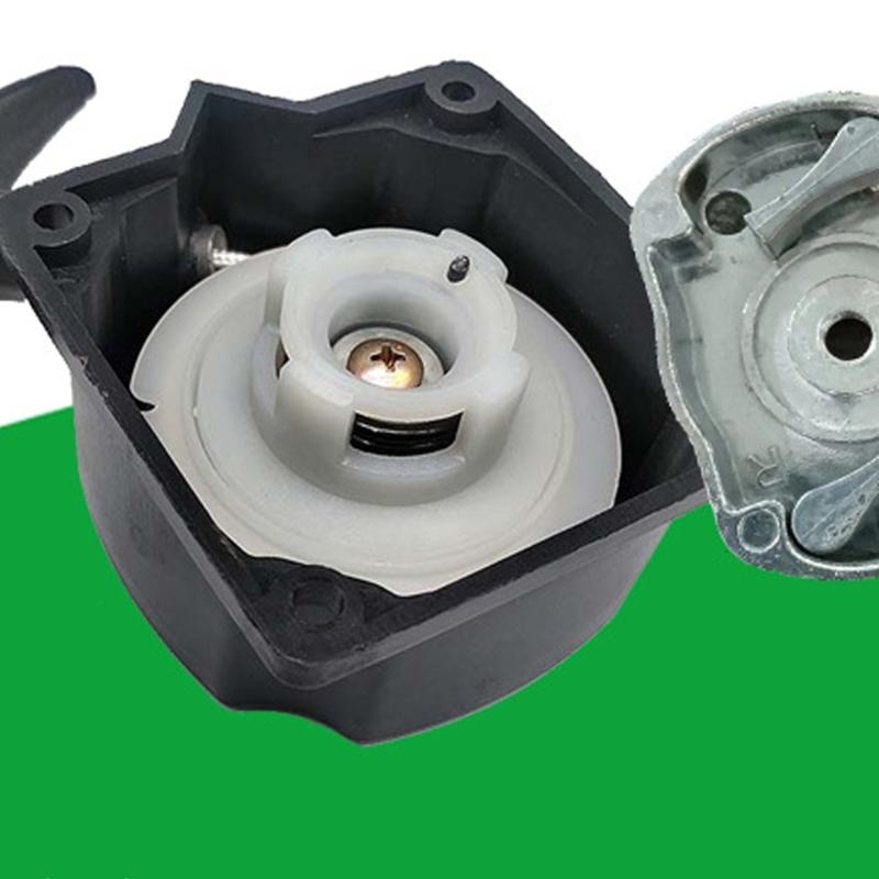 Universal Engine Recoil Starter For 43CC 49CC Garden Tool Heavy Duty Nylon Material 67mm Mounting Holes Easy Assembly