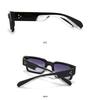 Trendy European-American Square Sunglasses for Women - Model 6035