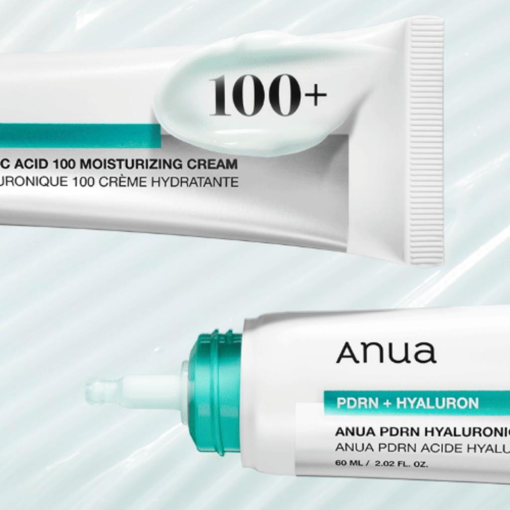 Anua PDRN Hyaluronic Acid 100 Moisturizing Cream 60ml - High-Performance Firming & Hydrating