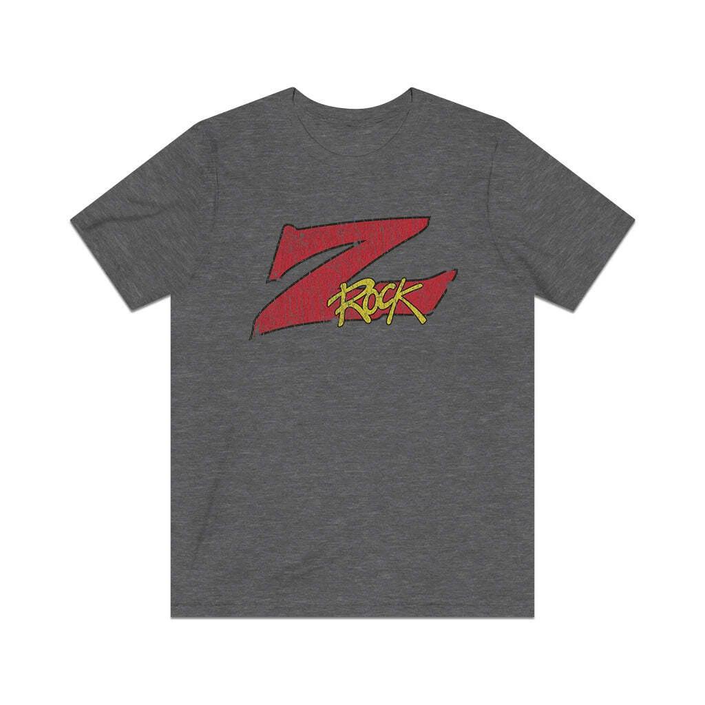 Z Rock Heavy Metal Radio 1986 Vintage Men s T shirt S