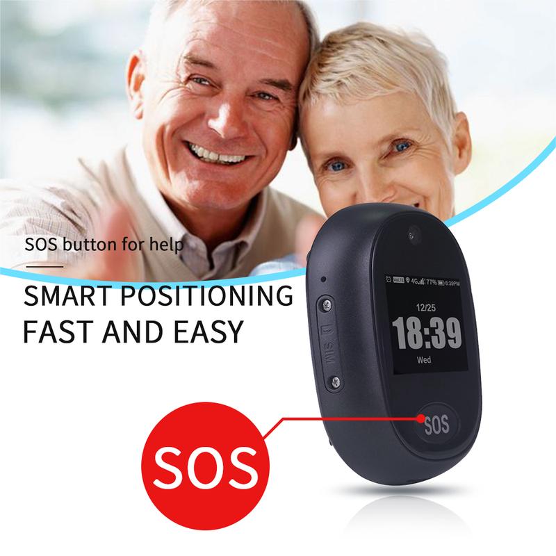 2025 Elder Smart GPS Tracking watch Pendant V45 4G GPS Personal Tracker Alarm Talking Clock Waterproof IP67 SOS Help
