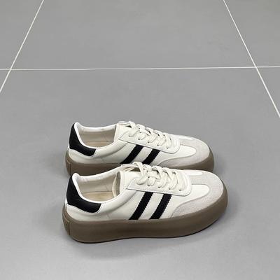 De Trainingsschoenen Damesschoenen Lente Dikke Zool Kleine Witte Schoenen Retro Gump Schoenen Casual Sport