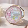 Wuhan Souvenir Folding Makeup Mirror: Chinese-Style Portable Travel Mirror.