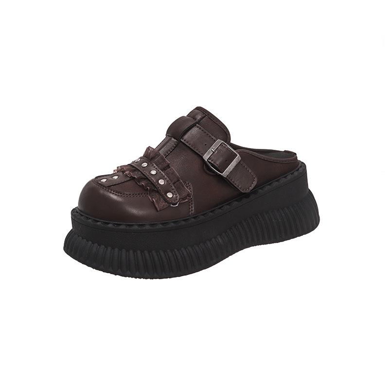 Dámské sportovní platformové sandály léto 2025: Všestranné, ležérní, duté provedení se silnou podrážkou a vnitřním zvýšením