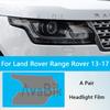 Car Headlight Protective Film Blackened Transparent TPU Sticker For Land Rover Defender Discovery Range Rover Sport Evoque Velar