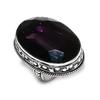Amethyst Gemstone Handmade 925 Steling Silver Gift Jewelry Ring Size 7.5 E5E18