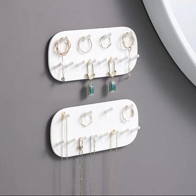 Jewelry Storage Rack Hanging On The Wall, Earrings Hanging On The Wall, Handmade Jewelry Storage For Earrings, Earrings, Necklaces, Storage Rack