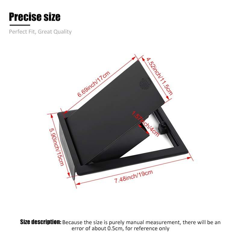 Auto-Armlehnenbox hinten, Aufbewahrungsbox, Organizer-Container für Jeep Wrangler JK 2007–2017, Zubehör zum Verstauen und Aufräumen des Innenraums