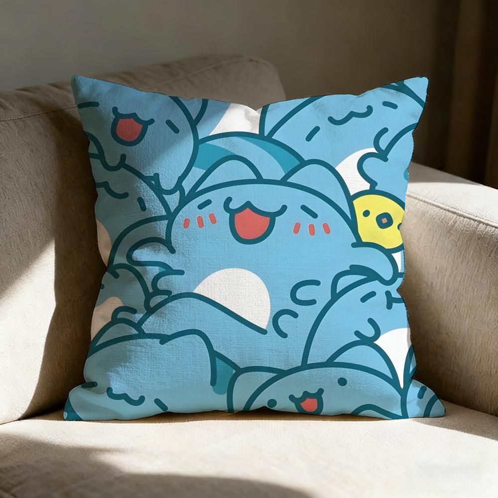 B-bugcat Capoo Animations-Kissenbezug Kissenhülle, beidseitig bedruckt, Sofakissen, Schlafzimmer-Kopfkissen