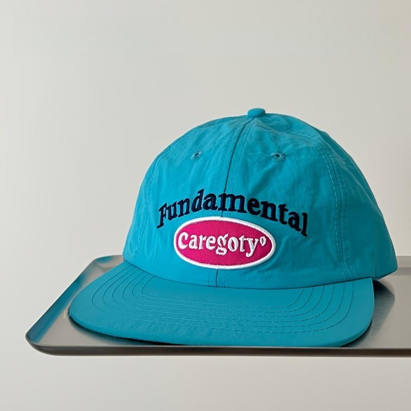 

Бейсболка - Унисекс Регулируемая Шляпа с Плоским Козырьком, Быстросохнущая и Дышащая для Повседневной Носки (Машинная стирка, Спортивный вид) синий