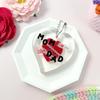Making a Heart Message Resin Keychain - 1-Person Set