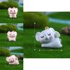 Elephant Cartoon Decorative Micro Landscape Resin Ornaments Desktop Handicrafts
