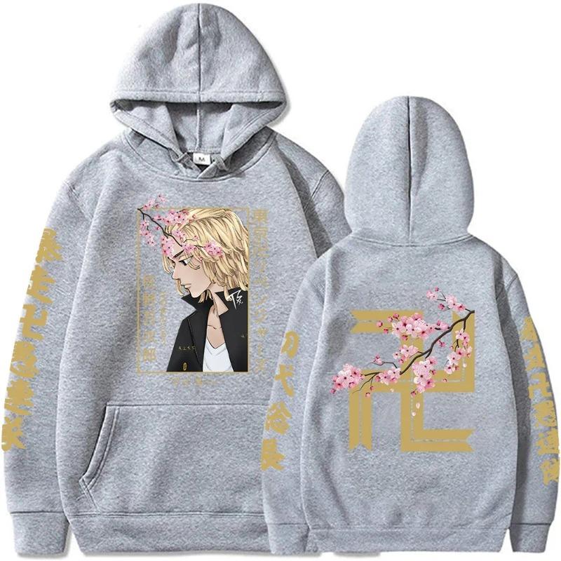 Tokyo Revengers Anime Sweatshirt Graphic Print Hoode Autumn Fleece Street Hoodies Casual Pullover Streetwear