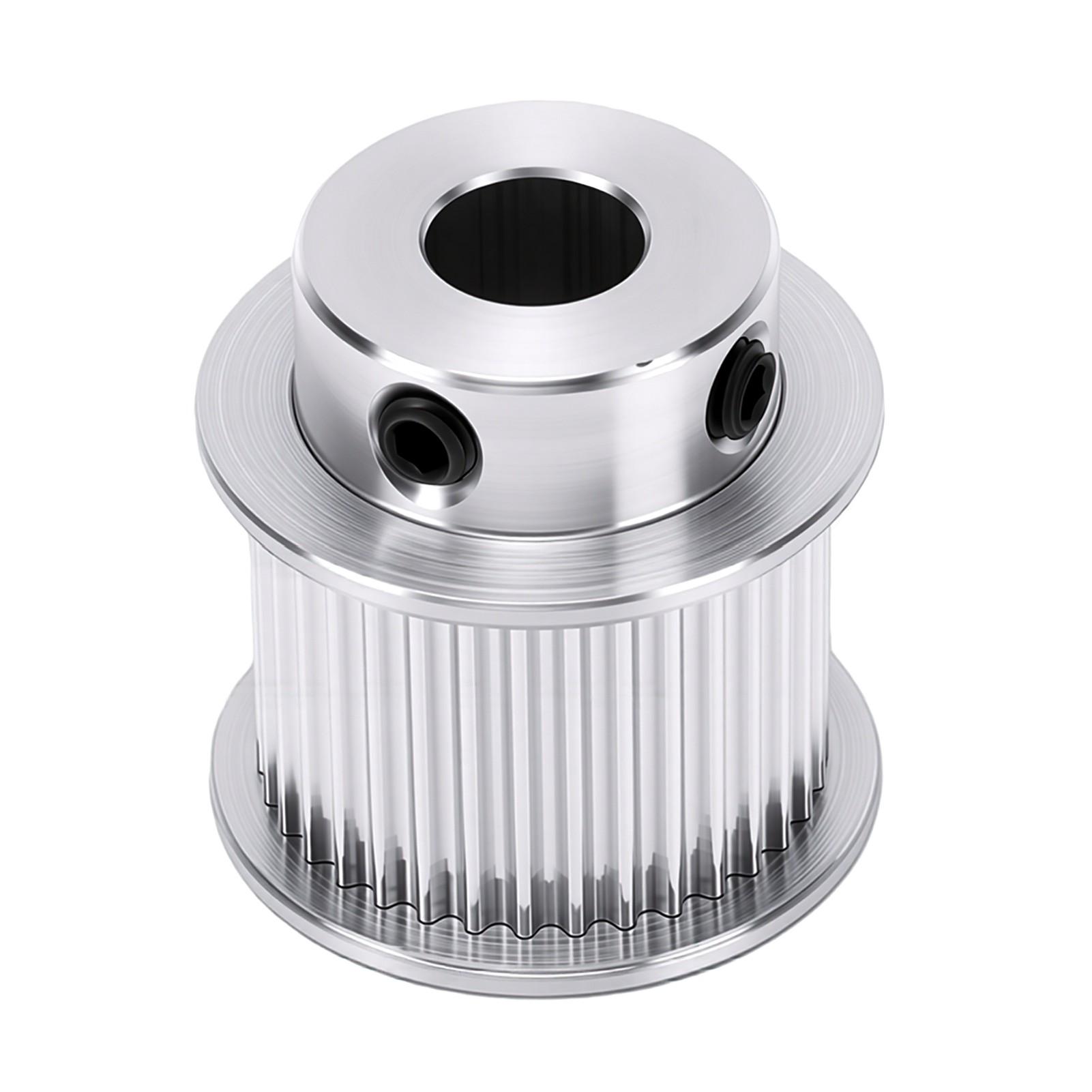 Aluminium Timing Pulley Synchronous Wheel Timing Belt Pulley 16mm Width 8mm Inner Hole for Belt CNC Machine 3D Printer