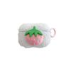 Autumn and Winter Plush Strawberry Flower for Apple AirPods 1 Generation Bluetooth Headset Case Pro1 Headphone Case 1st Generation