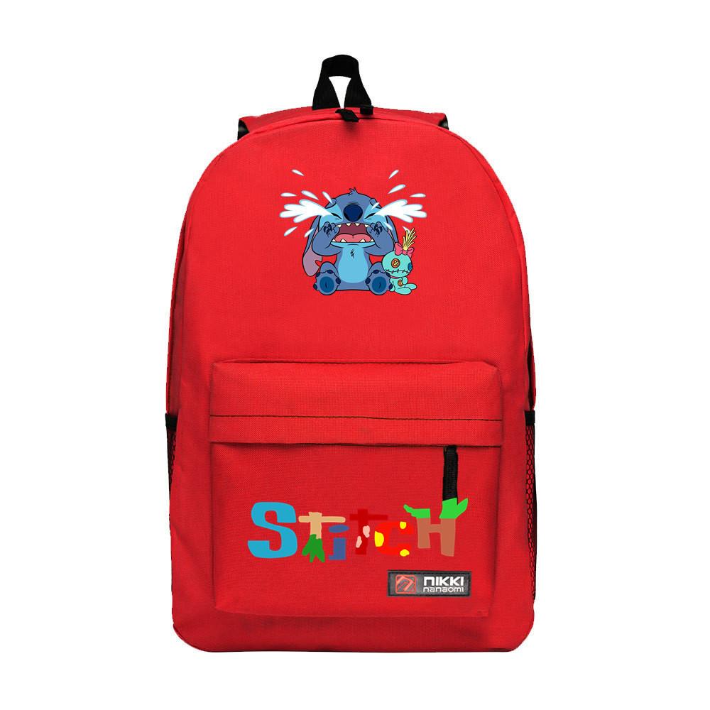 School Bag Cartoon Backpack Star Lightning School Bag Student Polyester Casual Printed Backpack Travel Bag