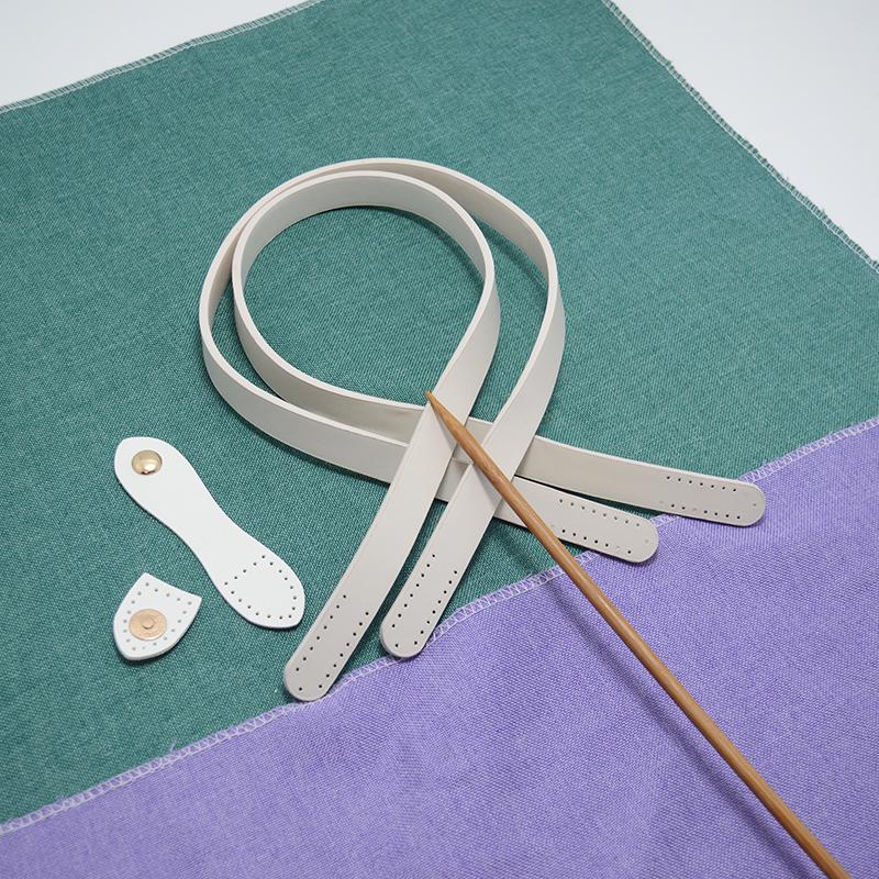 Bolsa Tote de Couro Feita à Mão e Substituição de Alça de Bolsa - Acessório DIY