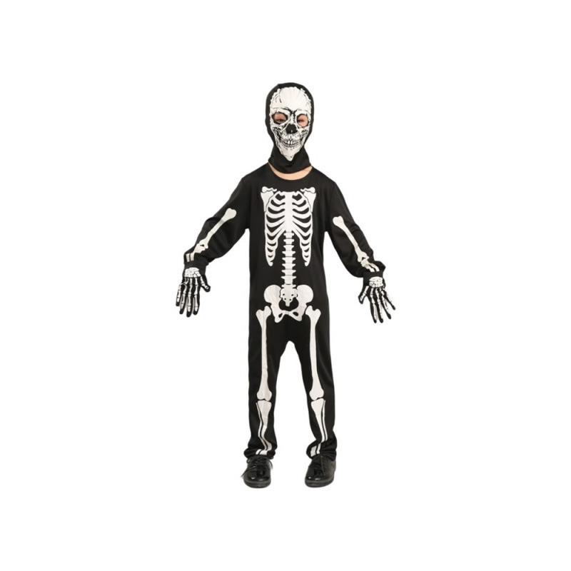 Halloween Children's Costumes Luminous Skull Ghost Ghost Children's Characters Dress Up One-piece Stage Performance Party Costumes