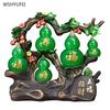 Wohnaccessoires Fünf Segen Glückskürbis Dekoration Schreibtischornamente für Wohnzimmer und Arbeitszimmer Geschenk zur Geschäftseröffnung